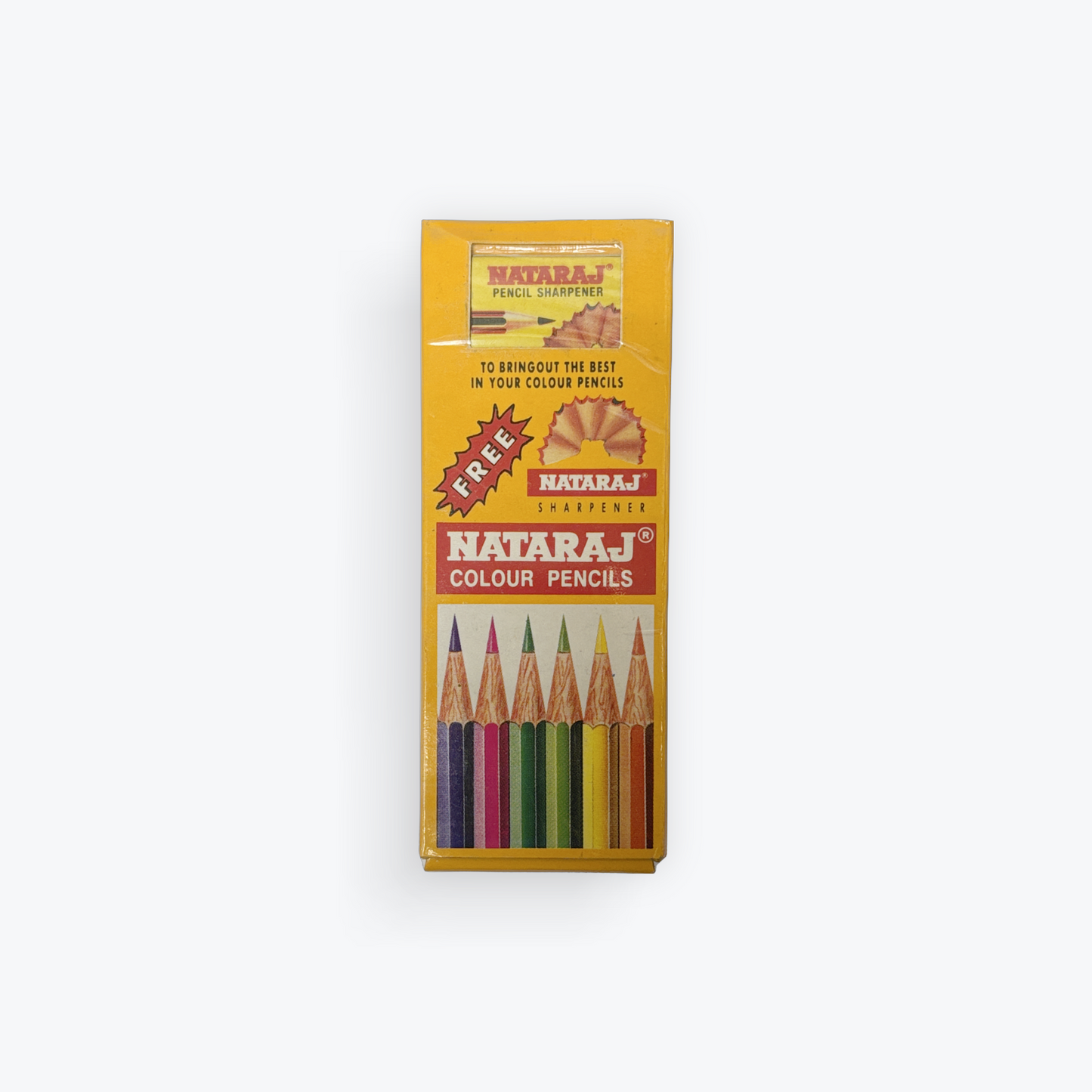 Lápices de Colores Nataraj® | 6 Colores Vibrantes | ¡Incluye Sacapuntas GRATIS! | Lápices de Madera para Escuela, Dibujo y Arte