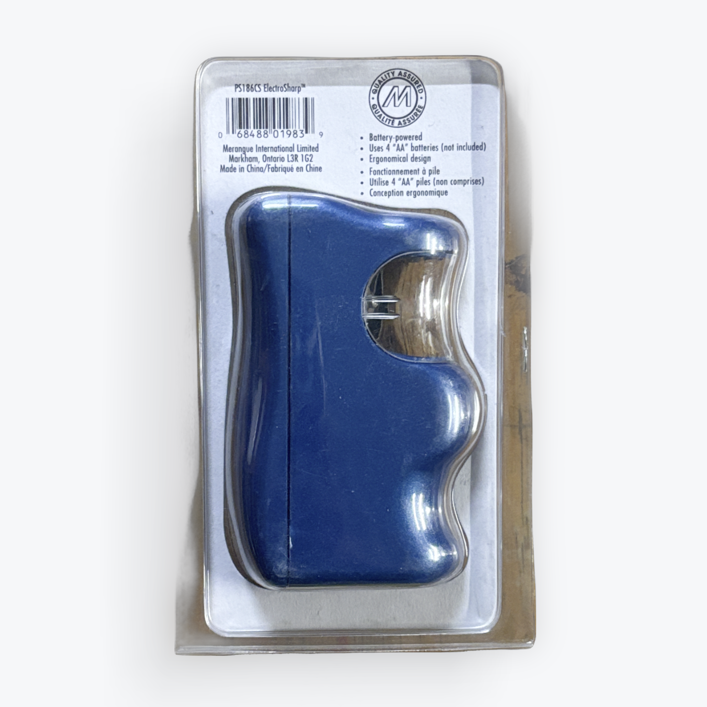 Merangue ElectroSharp Electric Pencil Sharpener | Battery Powered | Ergonomic Handheld Design | Portable Pencil Sharpener