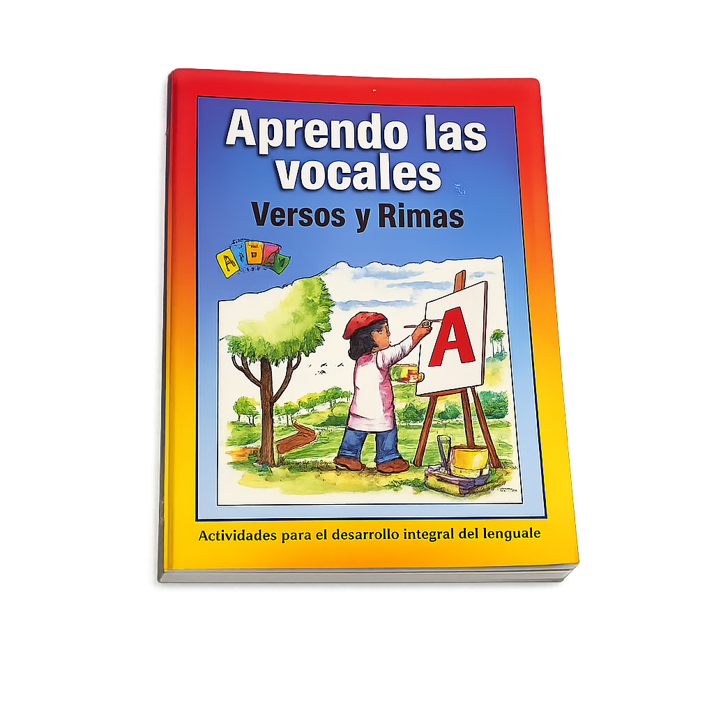 Aprendo las Vocales: Versos y Rimas | Actividades para el Desarrollo Integral del Lenguaje | Libro Educativo Infantil en Español
