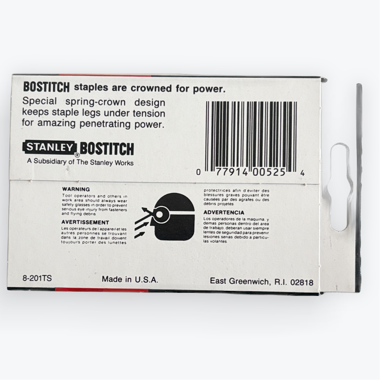 BOSTITCH STCR5019 9/16" (14mm) Power Crown® Staples | 1,000 Count | For T5-8, T15 & ET5-8 Tackers