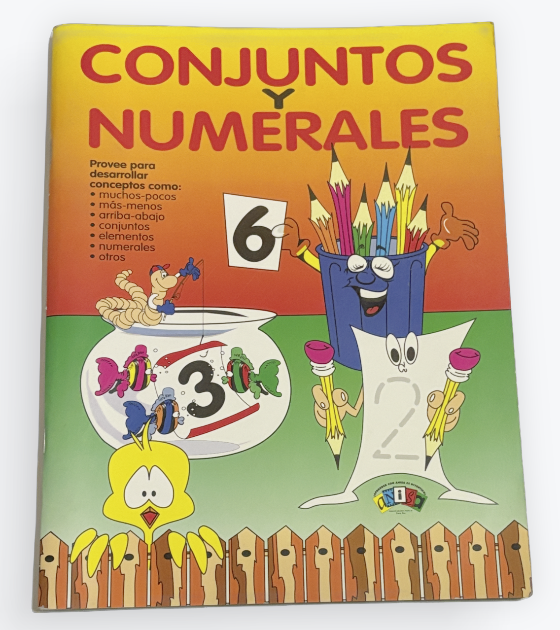 Conjuntos y numerales | Libro educativo preescolar de matemáticas | Conceptos clásicos, conteo y números | Spanish Early Math Workbook