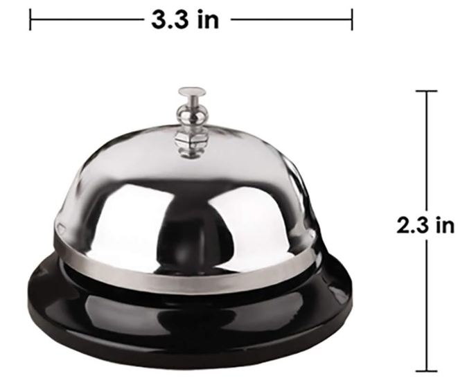Counter Desk Bell | Service Desk Reception Bell | Metal Call Bell
