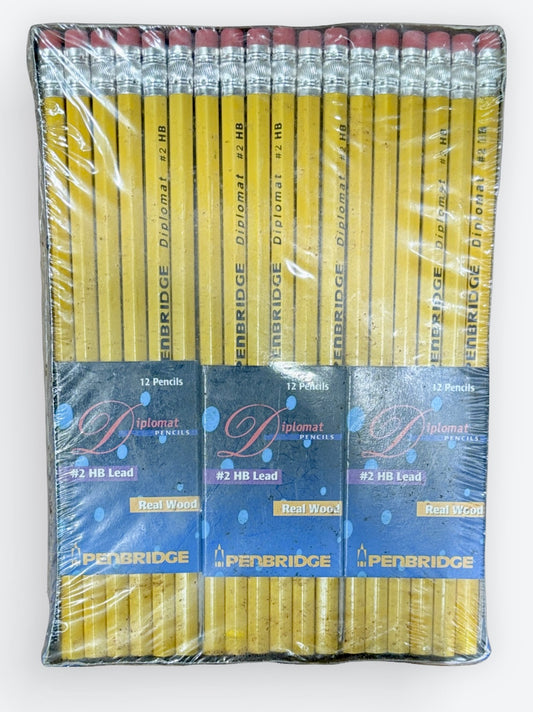 Diplomat #2 HB Wooden Pencils | Real Wood | Box of 72 | Lápices ON SALE