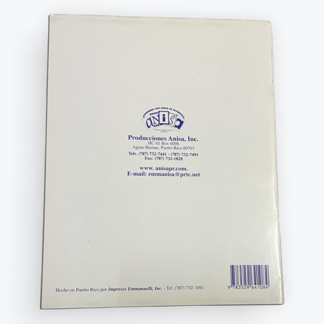 The back cover of a white rectangular product box, featuring blue printed text, a logo for 'NLI Insurance', a barcode, and an address, set against a plain white background.