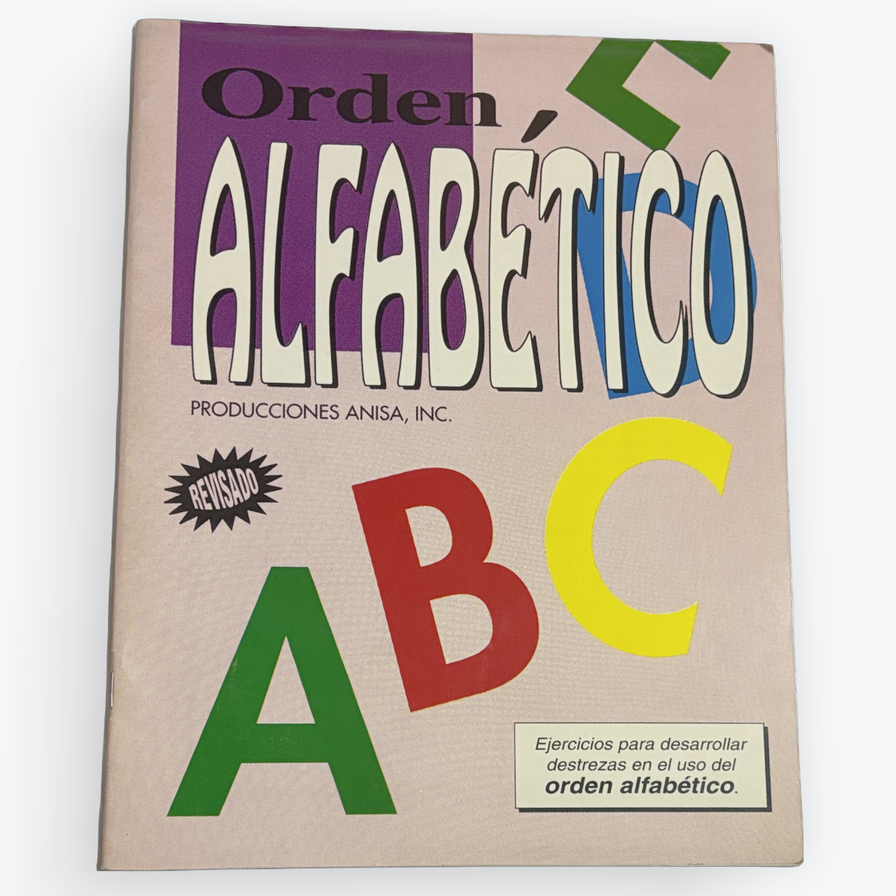 Orden Alfabético (ABC) | Manual de Práctica Revisado | Producciones Anisa | Vintage NOS | Libro Educativo de Español