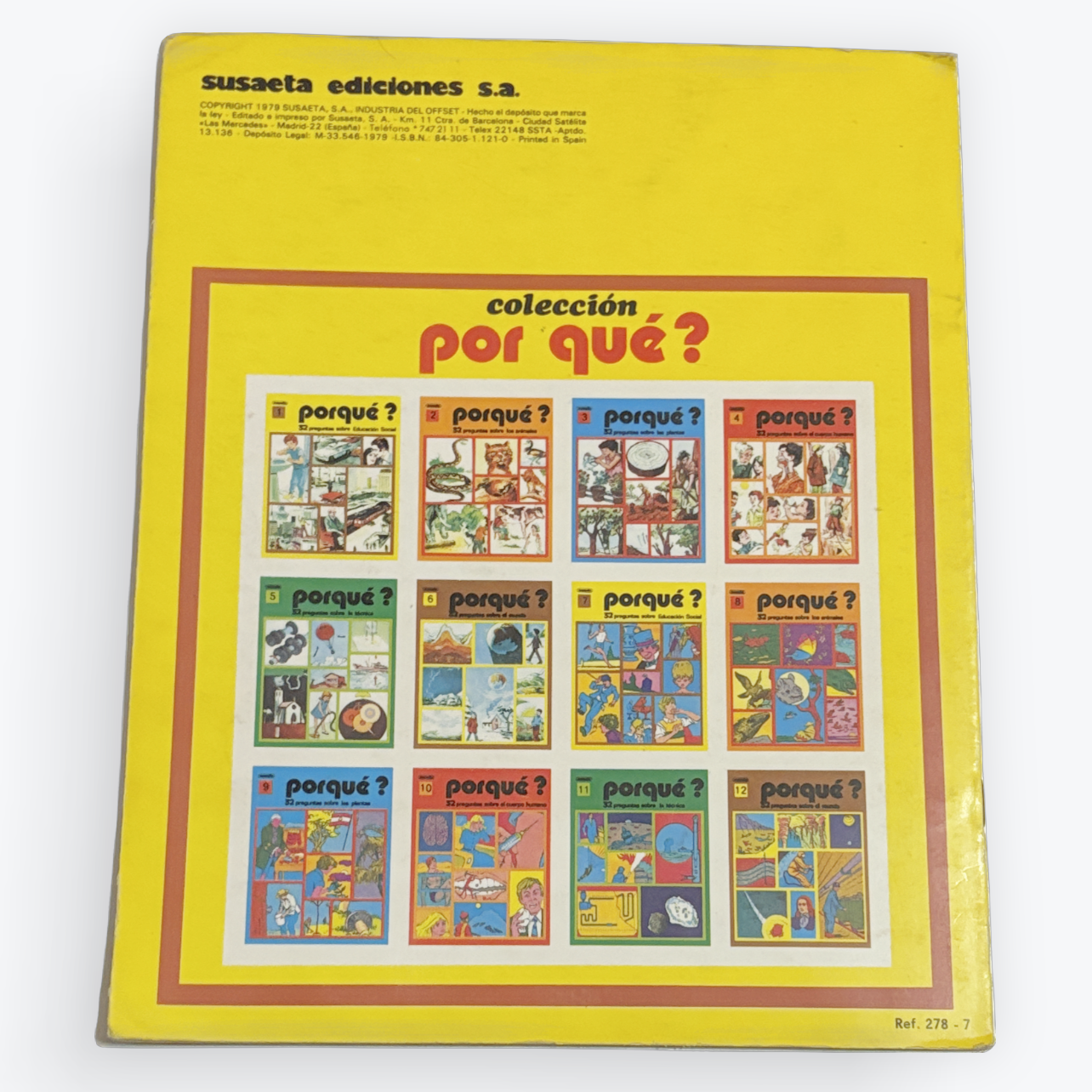 ¿Por Qué? | 32 Preguntas sobre Educación Social | Vintage NOS | Libro Educativo Ilustrado | Colección Susaeta