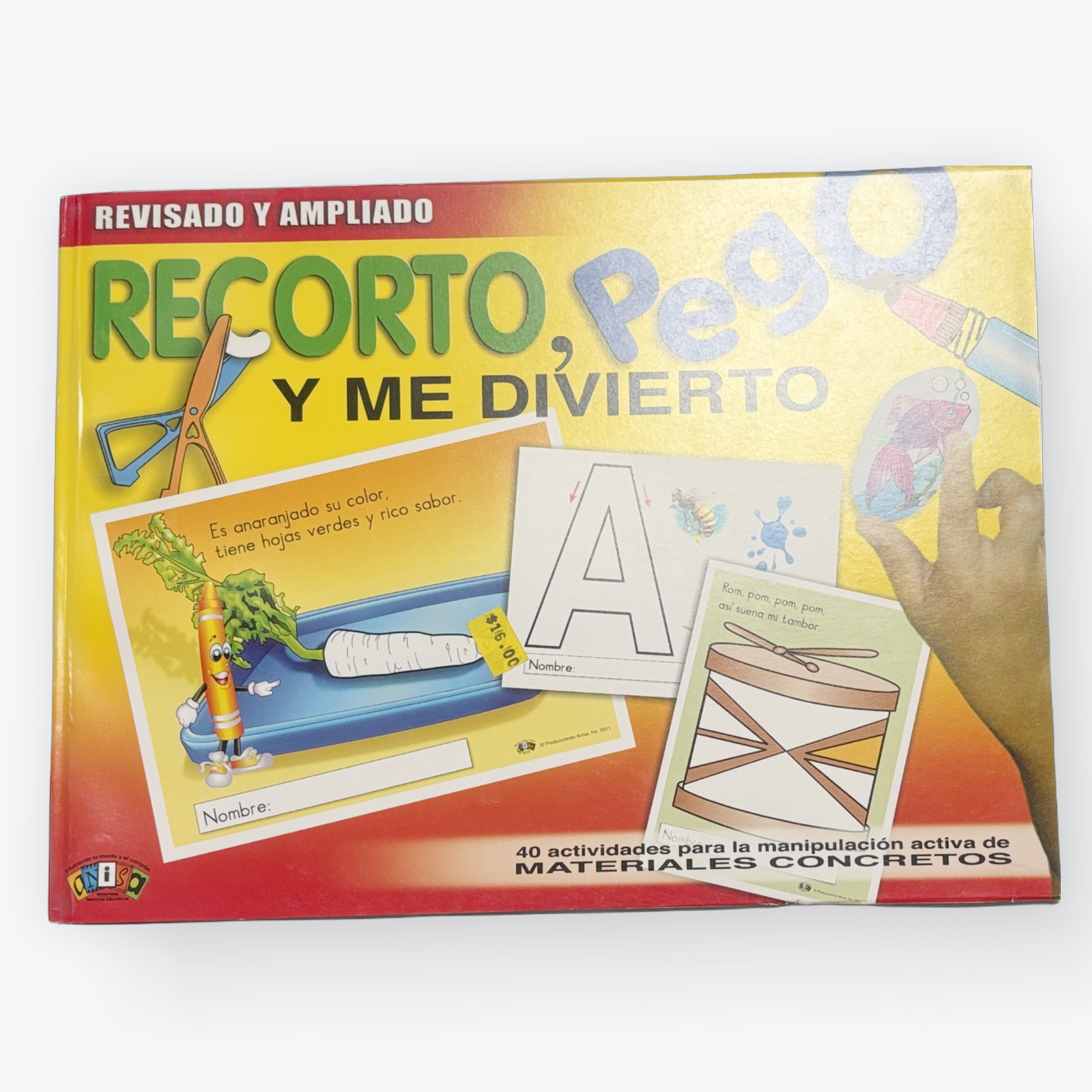 Recorto, Pego y Me Divierto | Libro de Actividades Preescolares | Revisado y Ampliado | NOS | Español