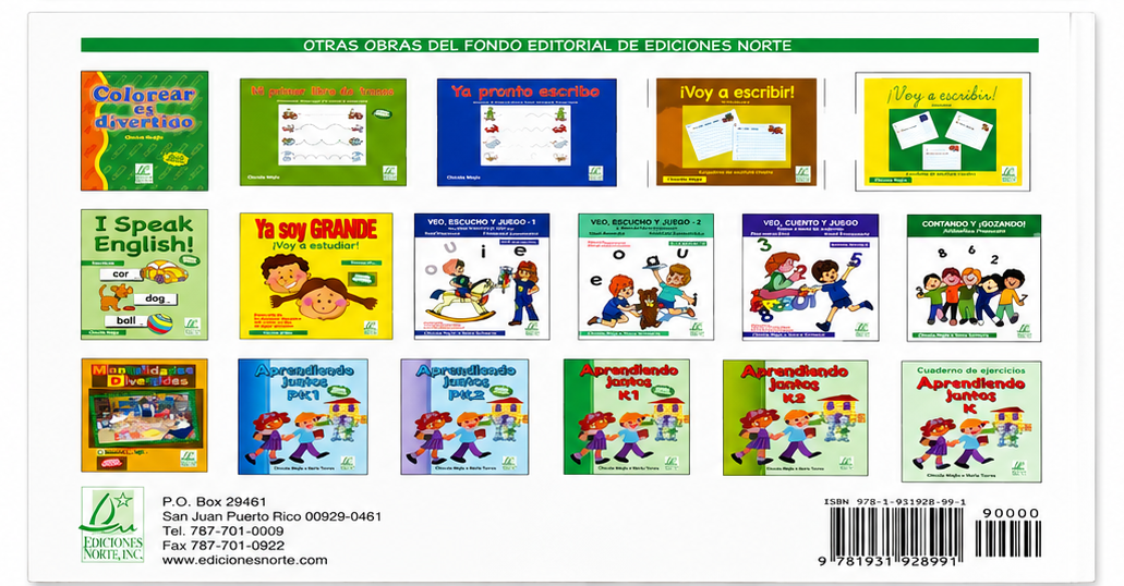 Ya Pronto Escribo | Cuaderno de Preescritura para Estudiantes Preescolares | Chicola Mejía