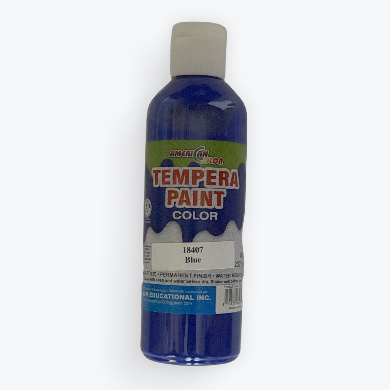 Tempera Paint 8 oz | Washable Paint for School, Arts & Crafts | Vibrant Colors | American Color